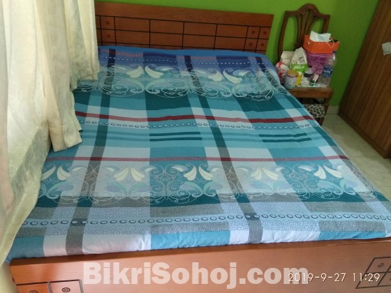 Canadian Wooden Double Bed Sell